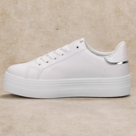 SHELOVET Calzado deportivo de moda blanco 1