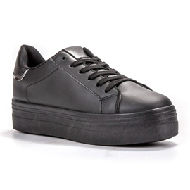 SHELOVET Calzado deportivo de moda negro 5