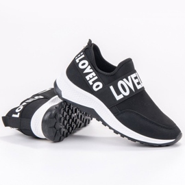 SHELOVET Zapatos de gamuza sin cordones negro 4