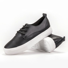 Seastar Zapatos de cuero ecológico negro 2