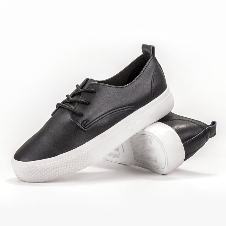 Seastar Zapatos de cuero ecológico negro 2