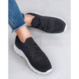 SHELOVET Calzado deportivo sin cordones negro 4