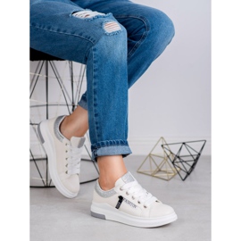 SHELOVET Zapatos deportivos de moda blanco 1 SHELOVET Zapatos deportivos de moda blanco 1