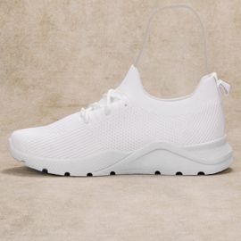 SHELOVET Calzado deportivo sin cordones blanco 4
