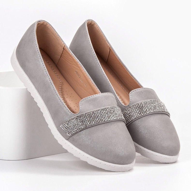 Queentina Señores con cristales gris 2 Queentina Señores con cristales gris 2