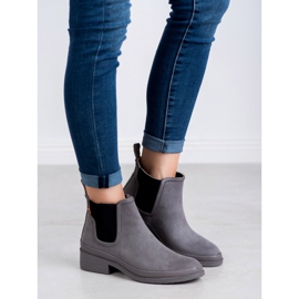 Kylie Botines Chelsea botines gris 1