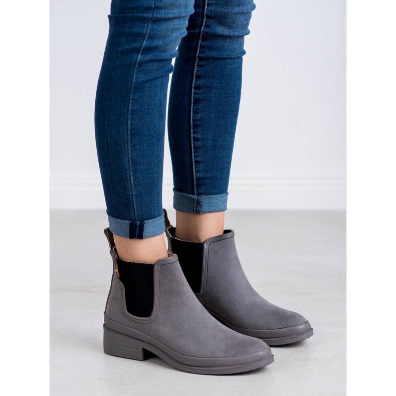 Kylie Botines Chelsea botines gris 2
