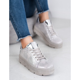 Bestelle Zapatos deportivos plateados gris 2