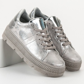 Bestelle Zapatos deportivos plateados gris 1