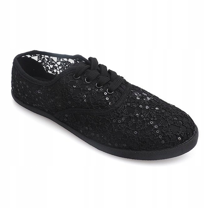Zapatillas sneakers Lace Z026 Black negro 1