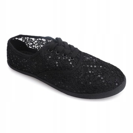 Zapatillas sneakers Lace Z026 Black negro 2