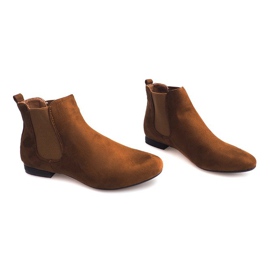 Botines Chelsea Clásicos H531 Camel marrón 2