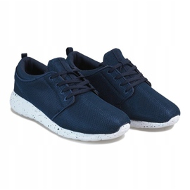 Zapatillas deportivas de hombre azul marino M634-1 1