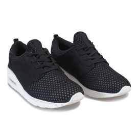 Zapatillas deportivas de hombre negras M633-2 negro 2