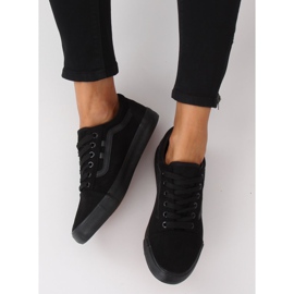 Zapatillas de mujer negras B70A NEGRO / NEGRO 2