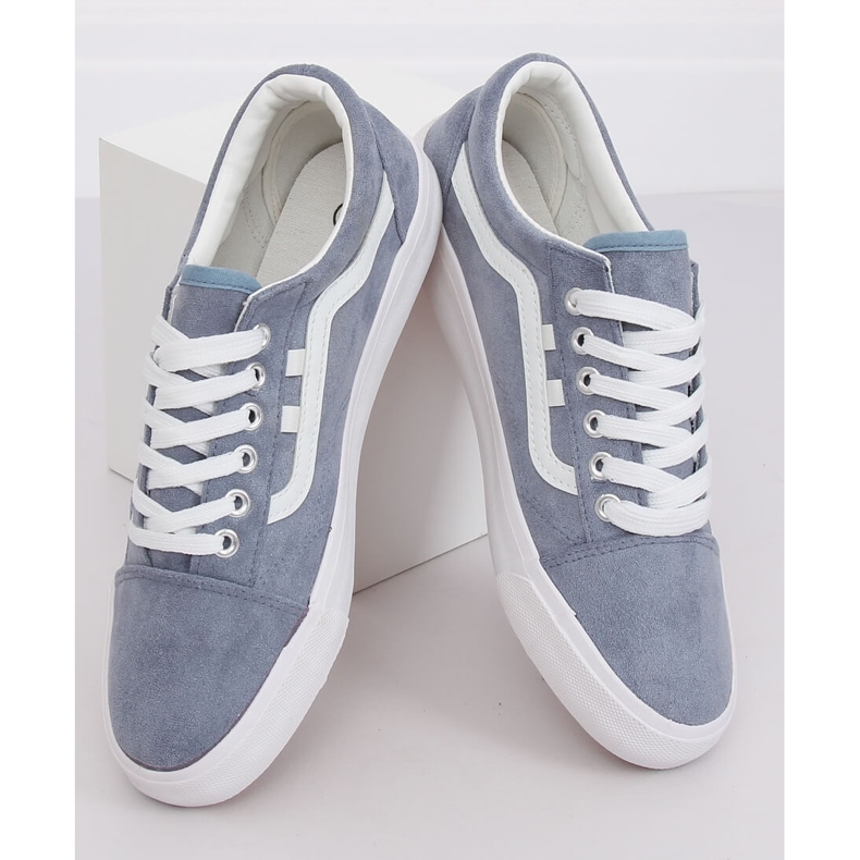 Zapatillas de mujer azul B70A AZUL / BLANCO 1