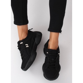 Negro G-222 Zapatillas deportivas negras 4