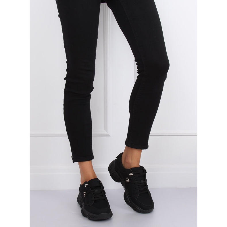 Negro G-222 Zapatillas deportivas negras 1