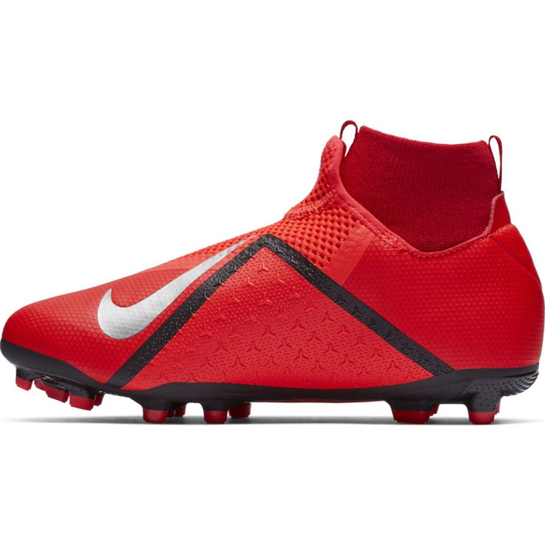 Zapatillas de fútbol Nike Phantom Vsn Academy Df FG / MG Jr AO3287-600 rojo rojo 2