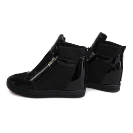 Zapatillas de cuña TL020-1 Negro 4