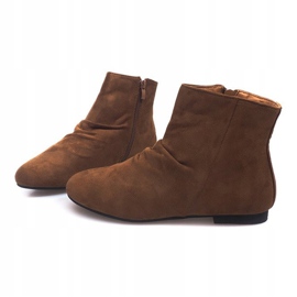 Botines de ante Botines Chelsea 7-121 Camel marrón 1