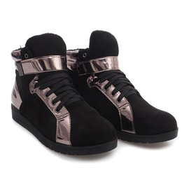 Zapatillas Warm 2026-1 Negro gris 1 Zapatillas Warm 2026-1 Negro gris 1