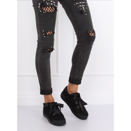 Zapatillas de mujer negras 1018 Black negro 1