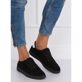 Zapatillas de mujer negras LX-9857 Black negro 2