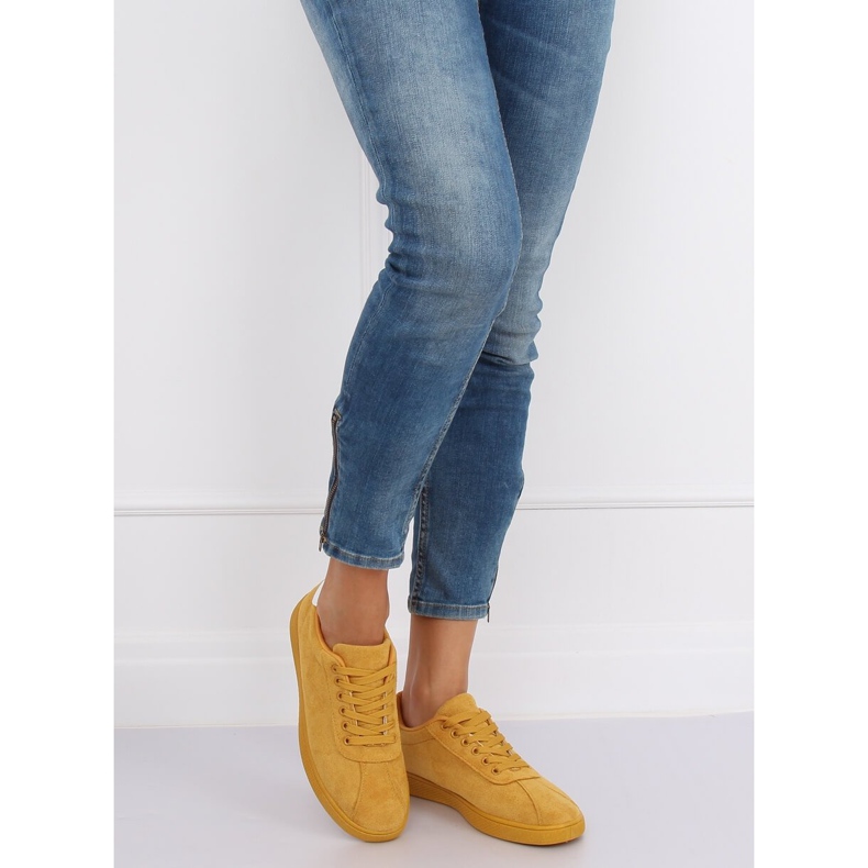 Zapatillas de mujer amarillas LX-9857 Yellow amarillo 1
