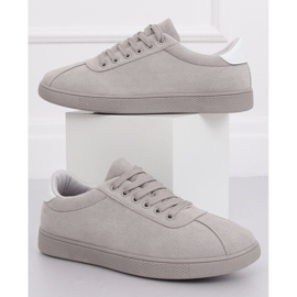 Gris Zapatillas grises de mujer LX-9857 Gris 3