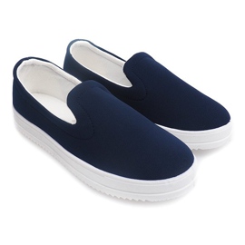Zapatillas Slip On M011 Azul Marino 2