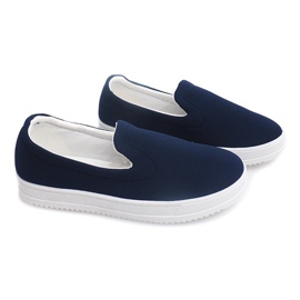 Zapatillas Slip On M011 Azul Marino 4