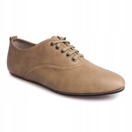 Zapatos Jazz Elegantes 8312 Beige 1