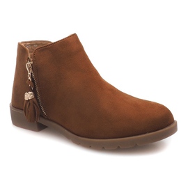 Botines Ante Jodhpur 8565 Camel marrón 3