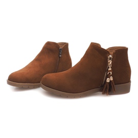 Botines Ante Jodhpur 8565 Camel marrón 1