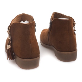 Botines Ante Jodhpur 8565 Camel marrón 2