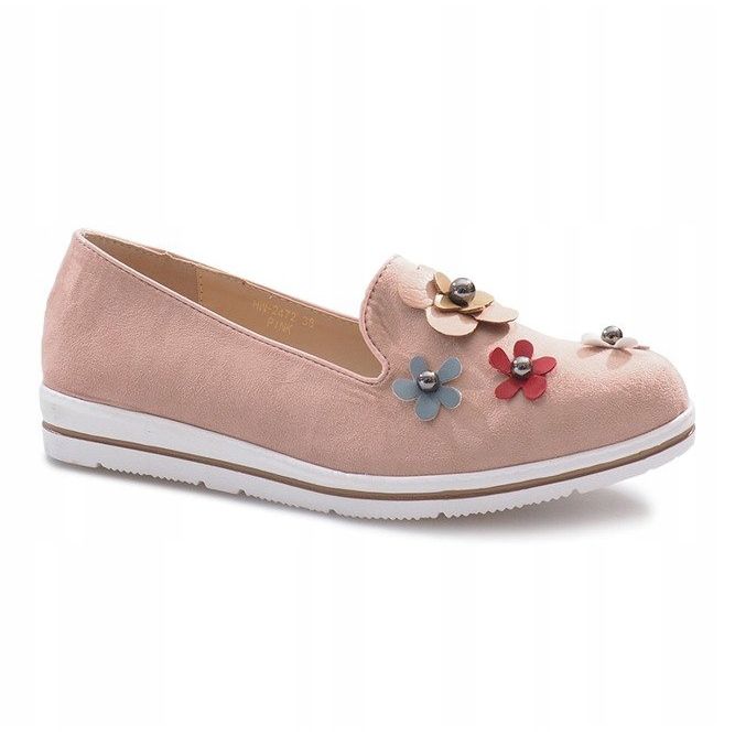 Tacones de cuña rosas multicolores 1