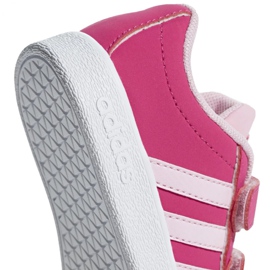Zapatillas Adidas Vl Court 2.0 Cmf Jr F36406 rosado 4