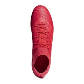 Botas de fútbol Adidas Nemeziz 17.3 Fg M CP8987 rojo rojo 2