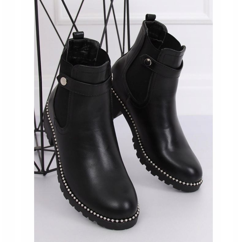 Botas negras para mujer Jodhpur boots NC886 Black negro 1 Botas negras para mujer Jodhpur boots NC886 Black negro 1