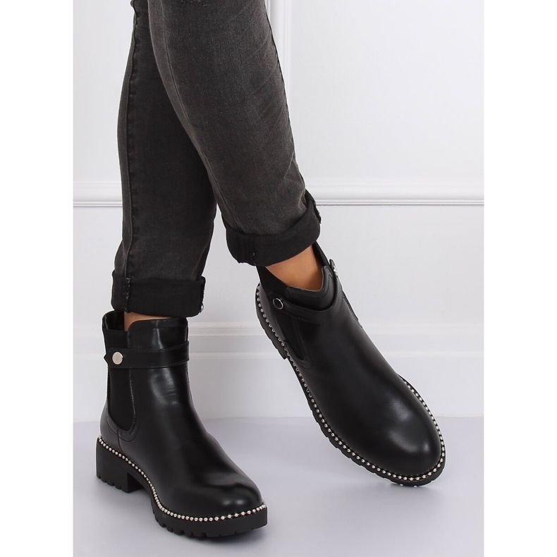 Botas negras para mujer Jodhpur boots NC886 Black negro 2