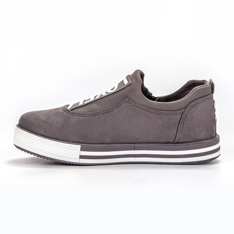 SHELOVET Zapatos deportivos Love Suede gris 1