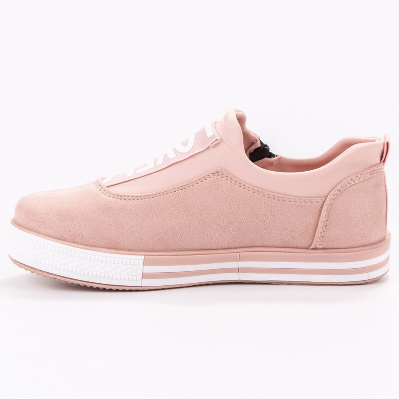SHELOVET Zapatos deportivos Love Suede rosado 1