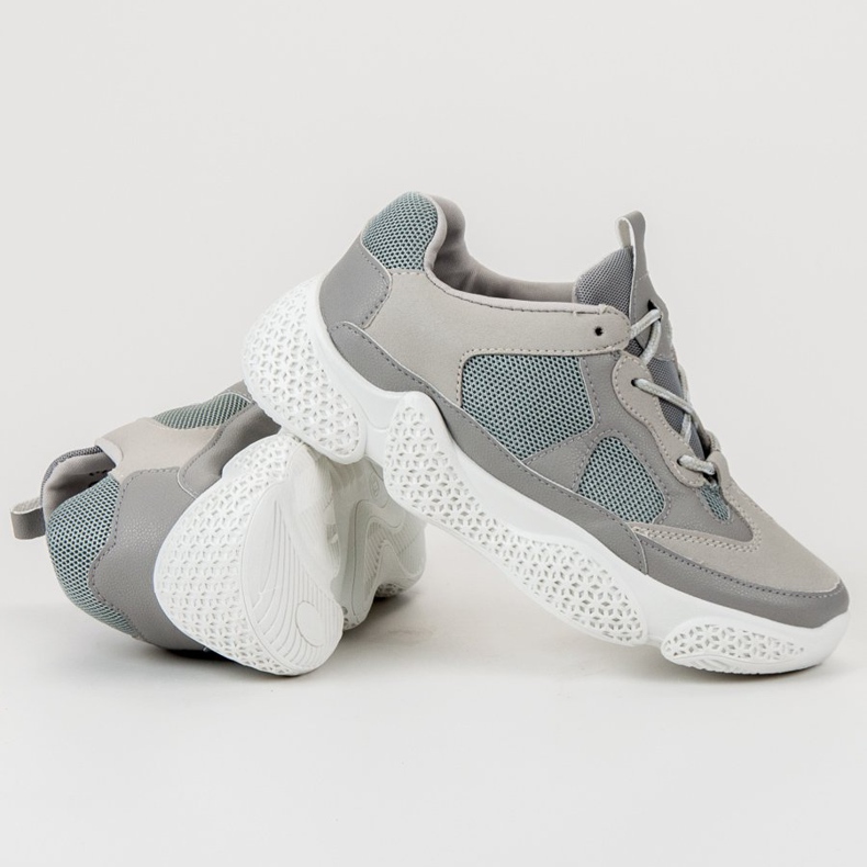 SHELOVET Zapatillas grises de moda 1