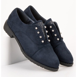 Nio Nio Deslizar el pie dentro de los zapatos azul marino 3