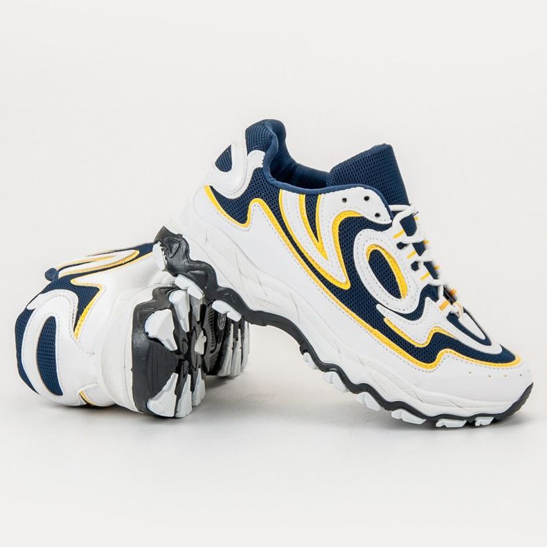 Kayla Calzado deportivo para mujer blanco azul 1