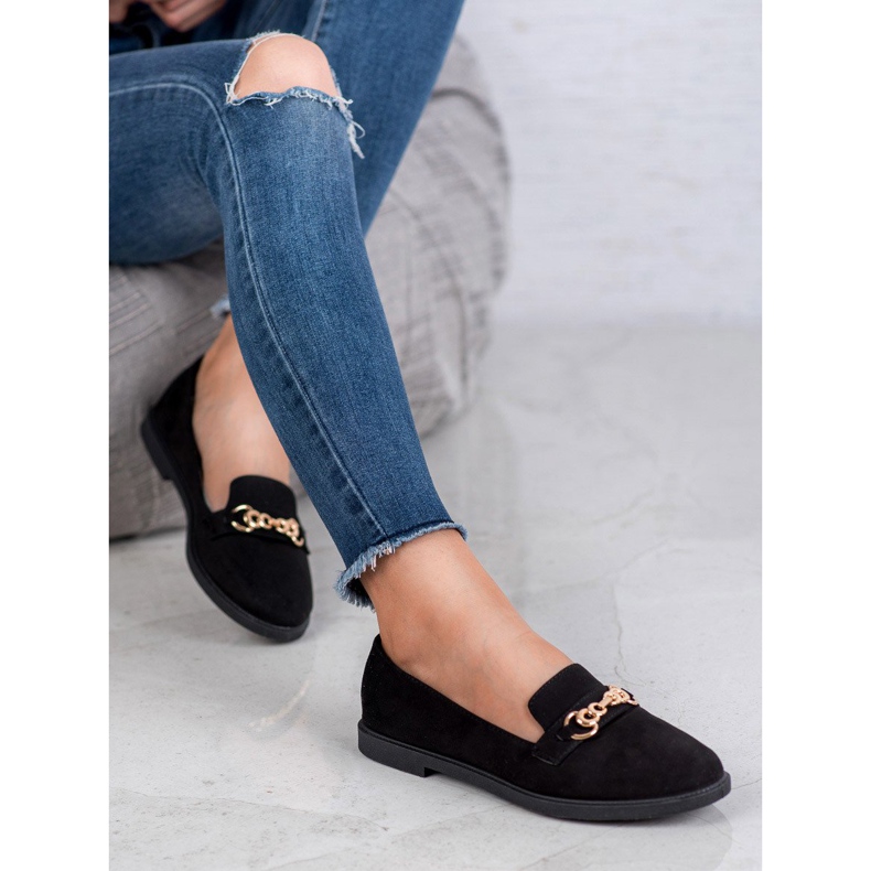 SHELOVET Suede Lords negro 1