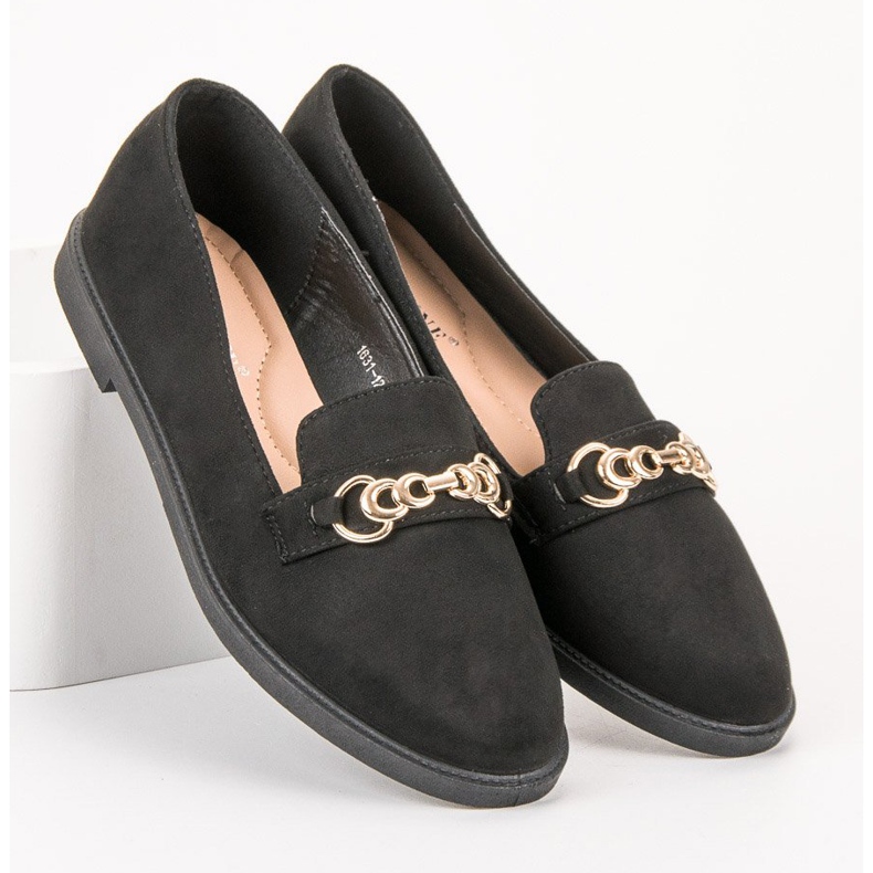 SHELOVET Suede Lords negro 2