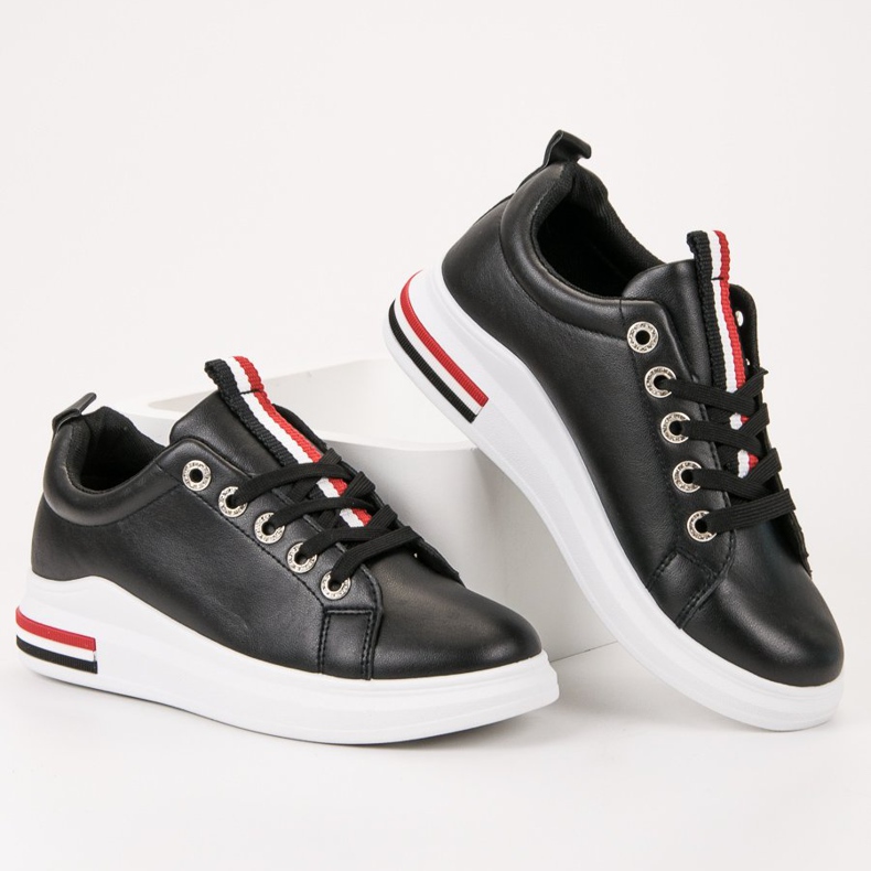 SHELOVET Zapatos deportivos negros 1