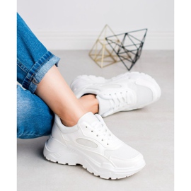SHELOVET Zapatillas de moda blanco 4